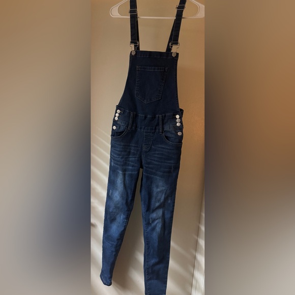 SHEIN Blue Skinny Overalls - Picture 2 of 10